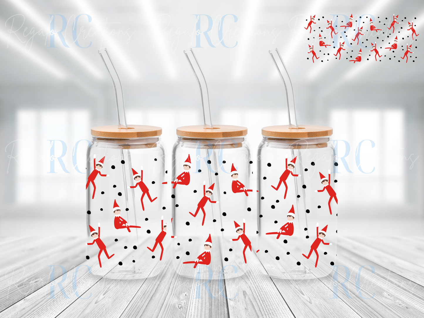 Elf on the shelf Glassware