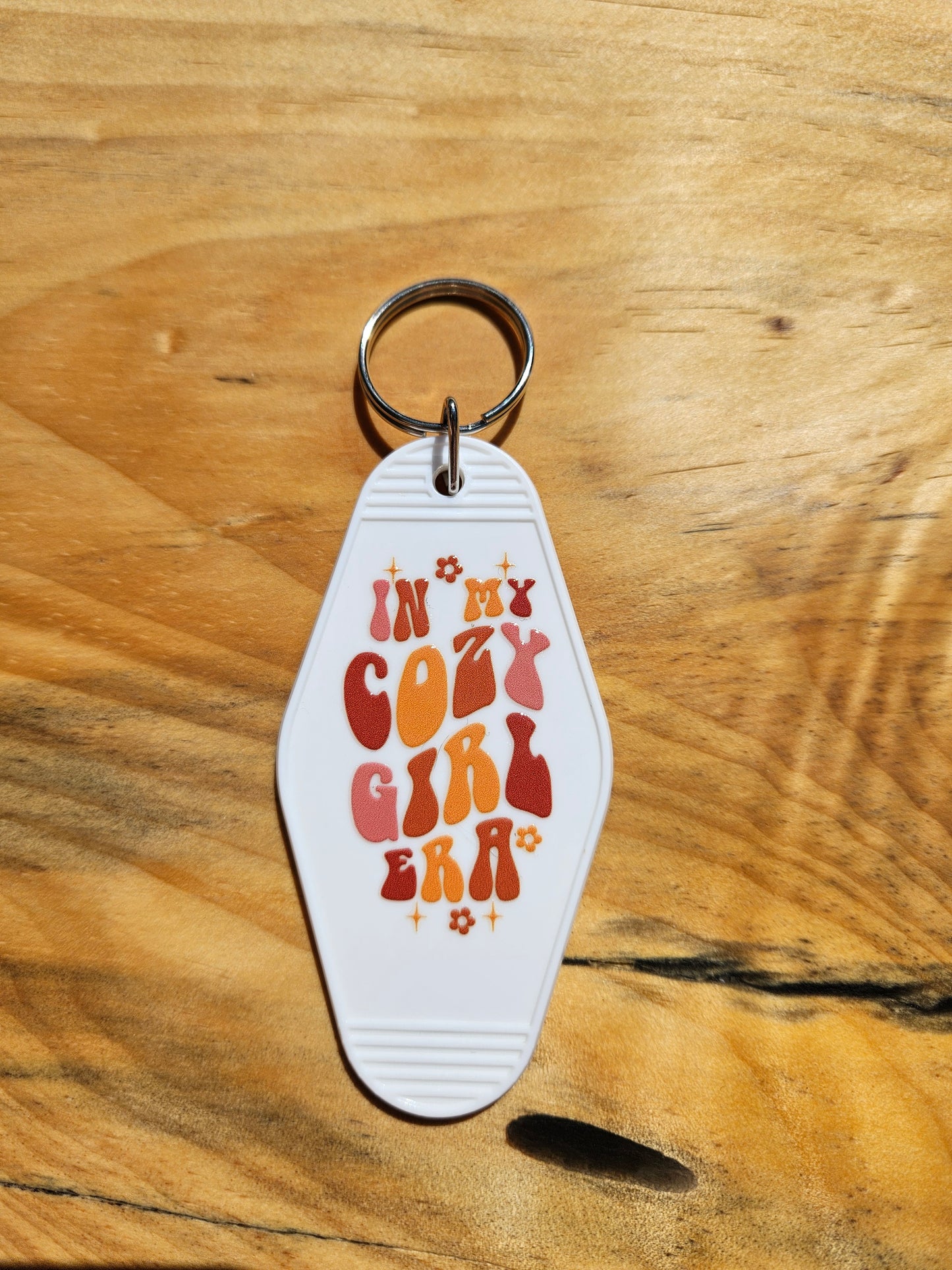 In my cozy girl era Keychain