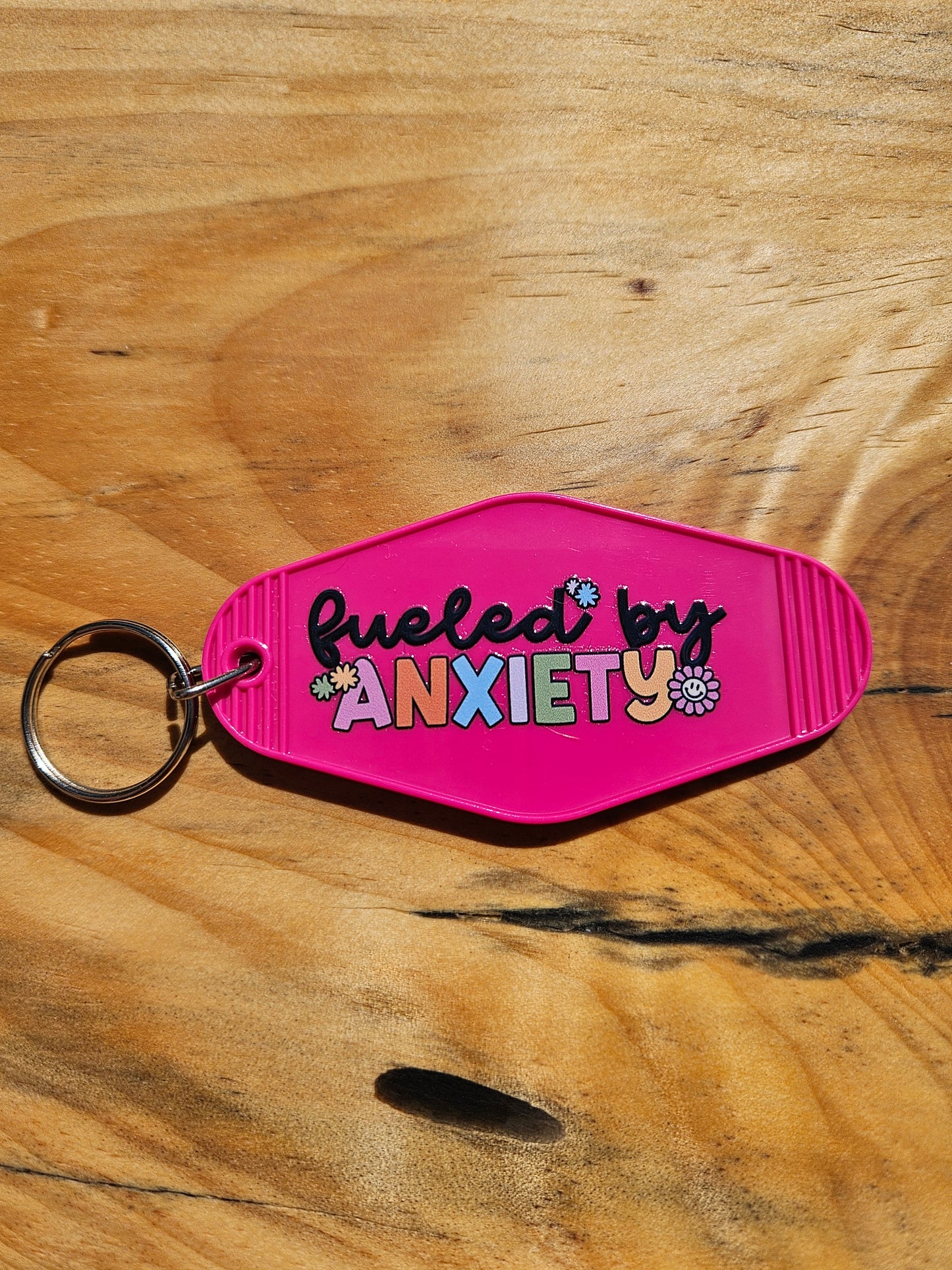 Fueled by Anxiety Keychain