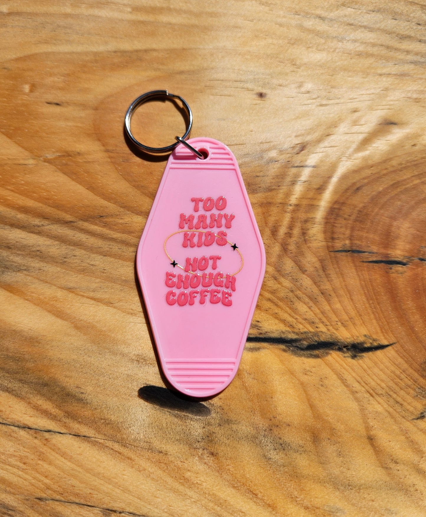 Too many kids not enough coffee Keychain