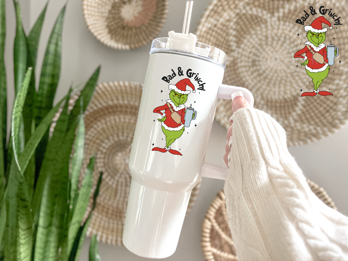 Bad & Grinchy (UV DTF Decal)