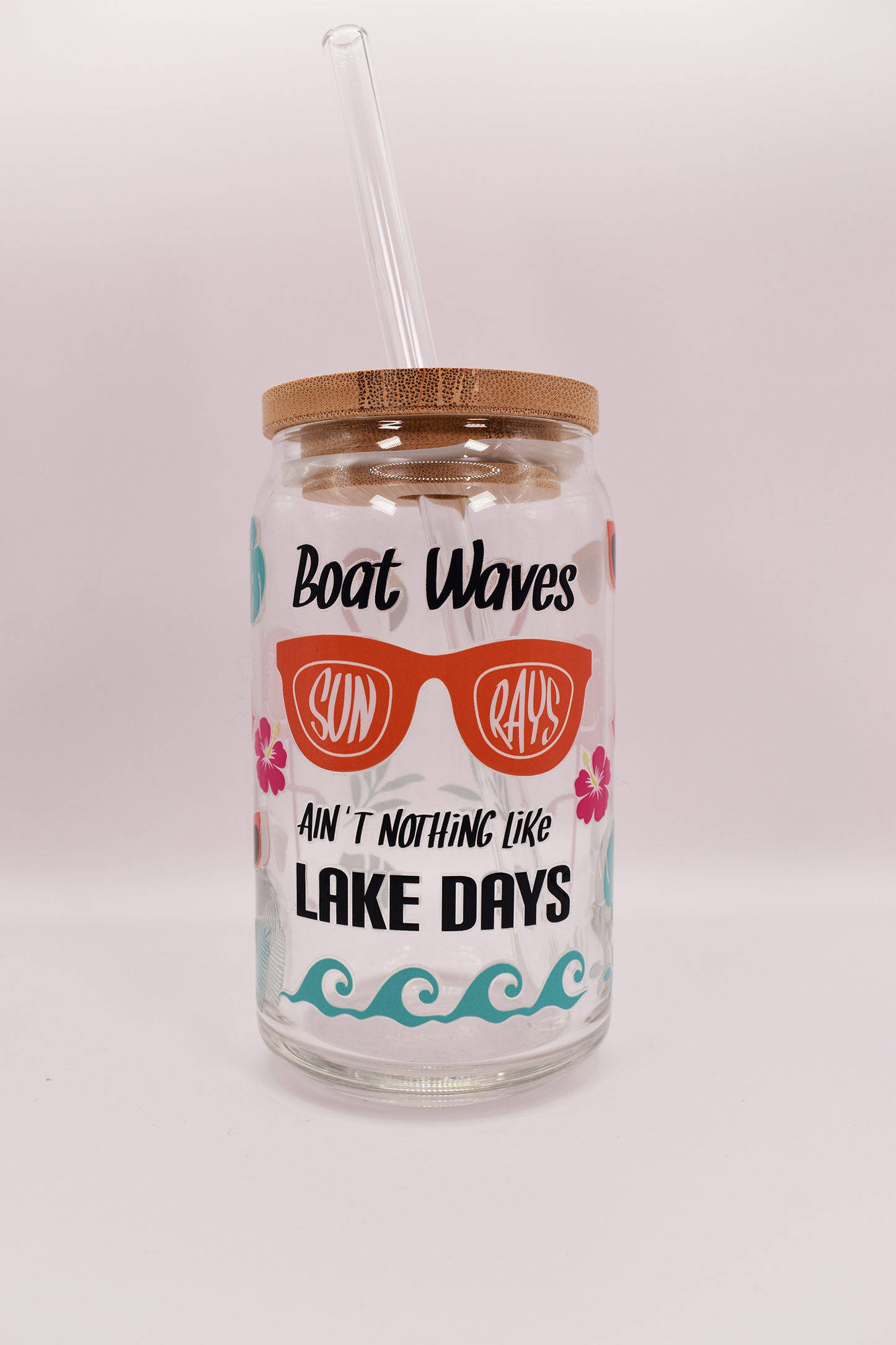 Boat Waves, Lake Days Glassware