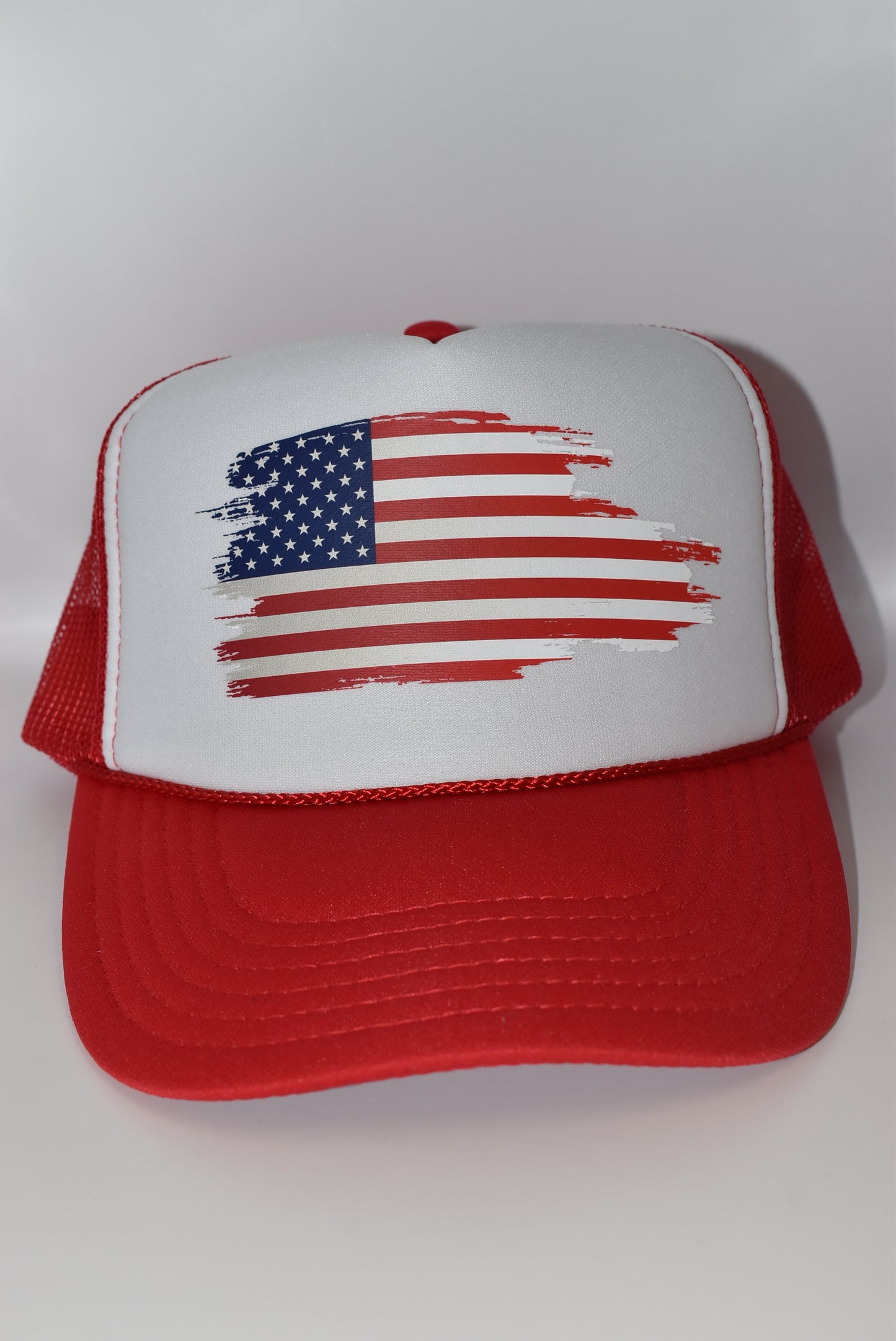 American Flag Trucker Hat