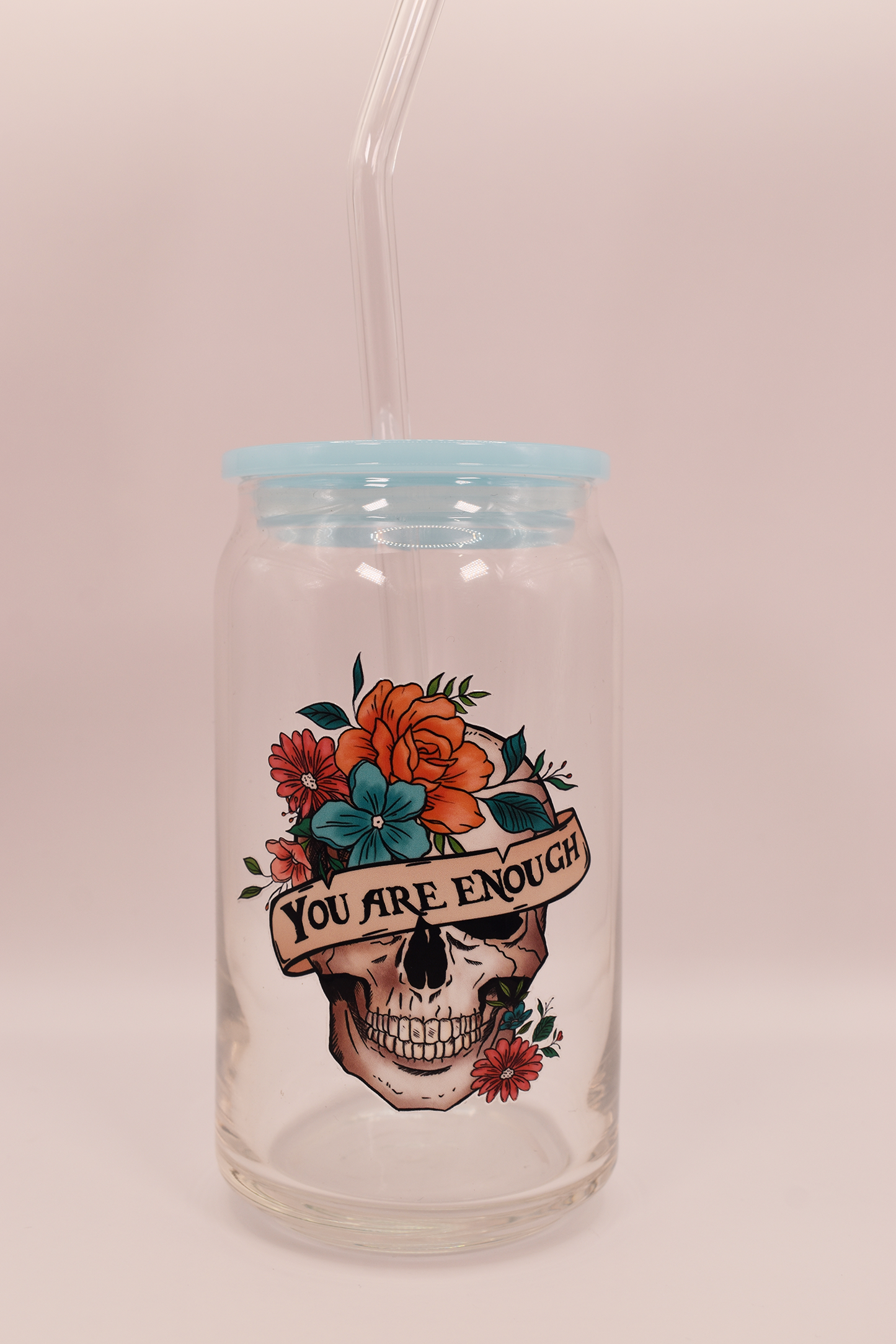 You Are Enough Skull Drinkware