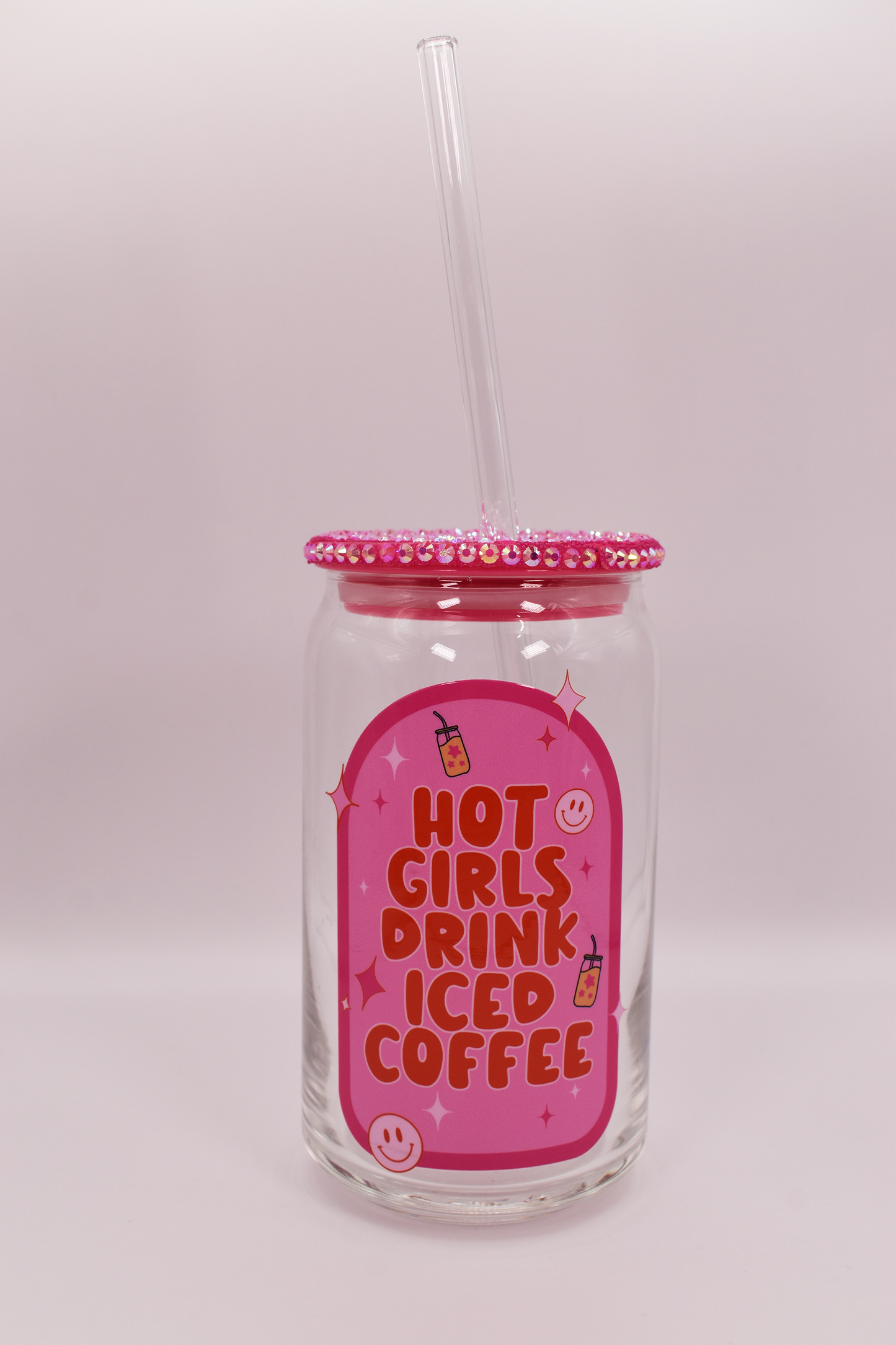 Hot Girls Drink Iced Coffee Glassware