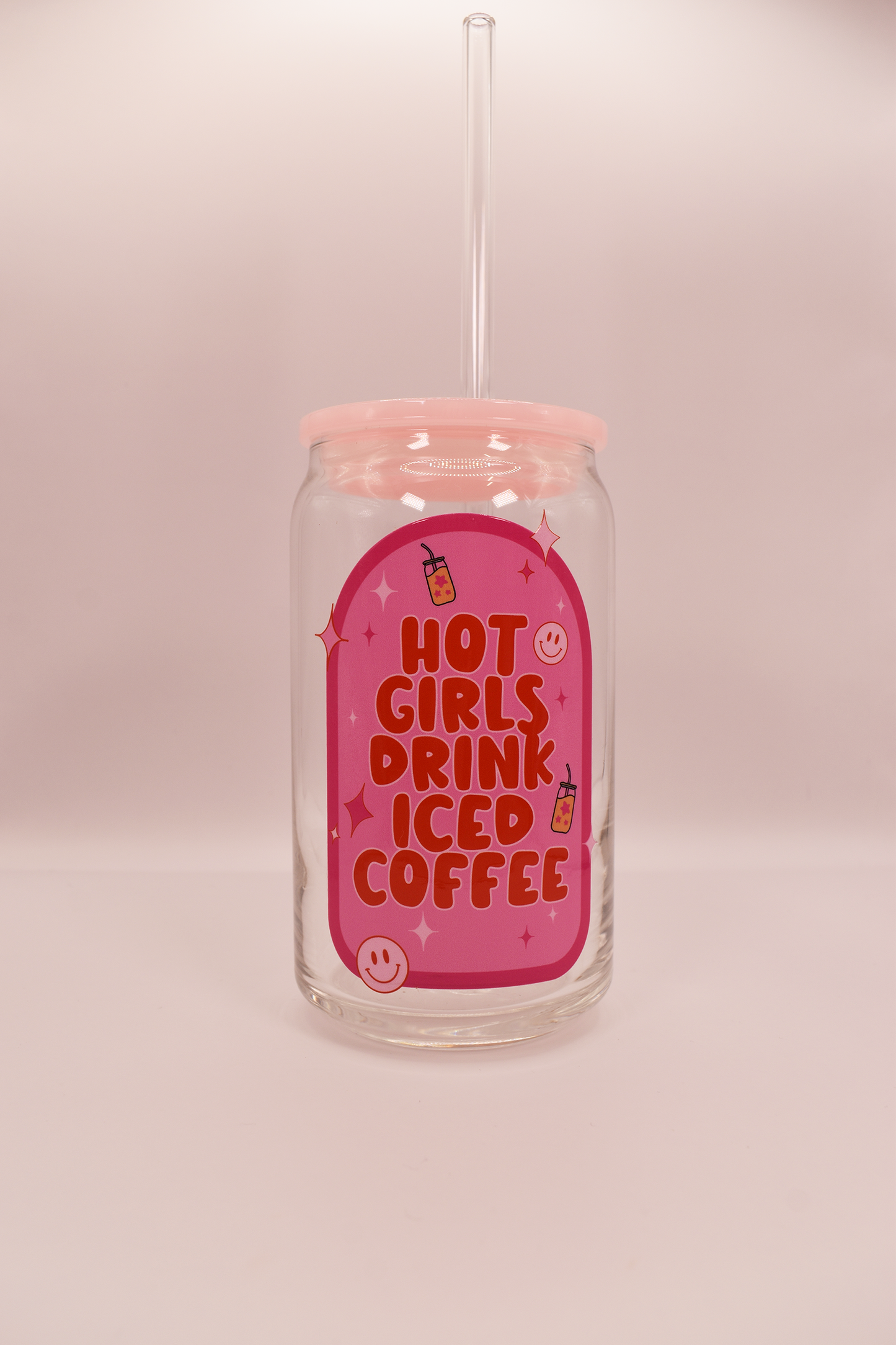 Hot Girls Drink Iced Coffee Glassware