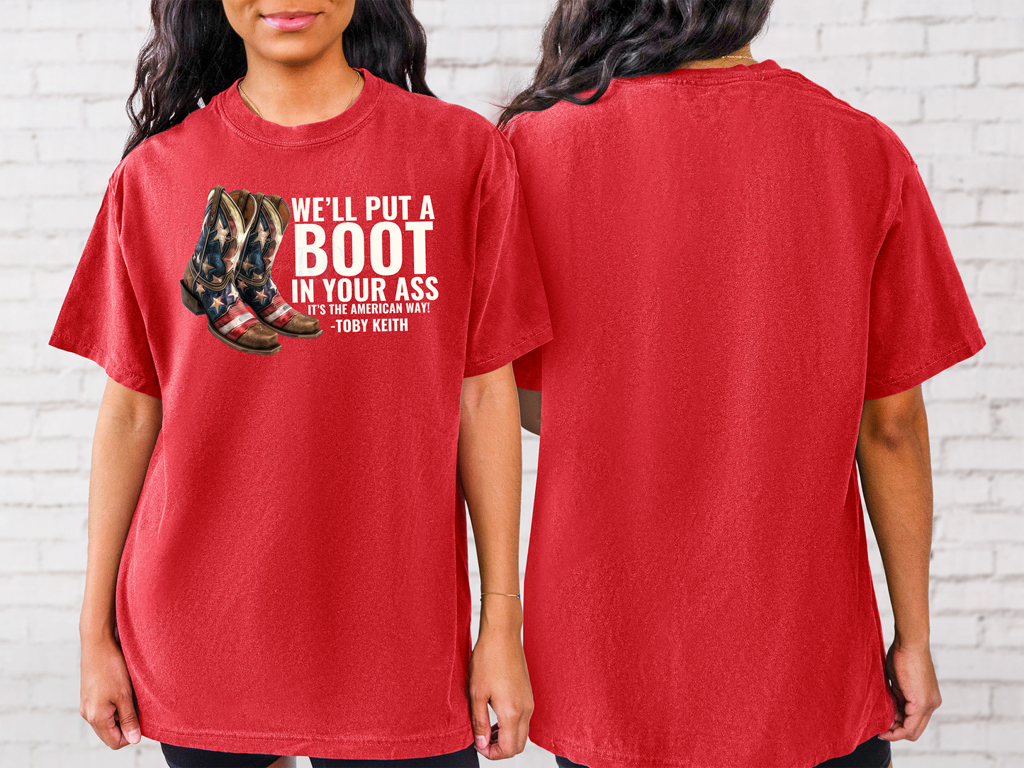 TK We'll Put A Boot... Shirt (Adult)