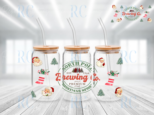 North Pole Brewing Co (UV DTF 16oz Wrap)