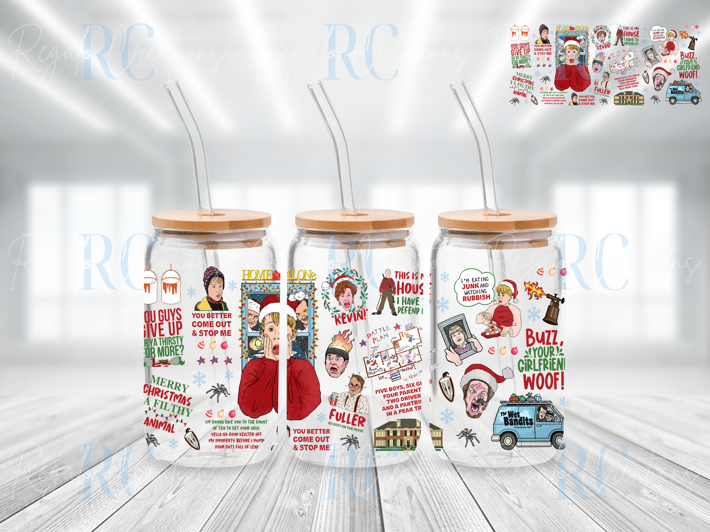 Kevin (UV DTF 16oz Wrap)