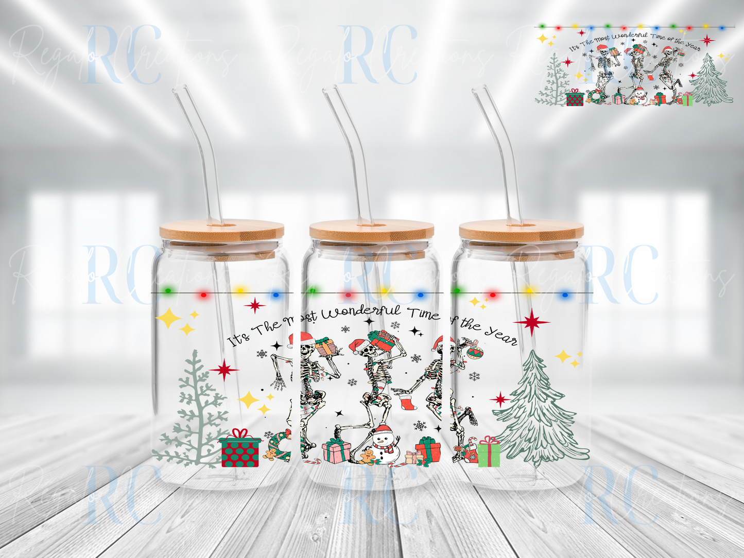 Most Wonderful time of year (UV DTF 16oz Wrap)
