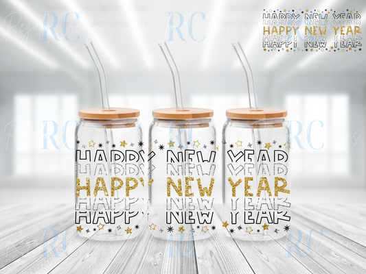 Happy New Year (UV DTF 16oz Wrap)