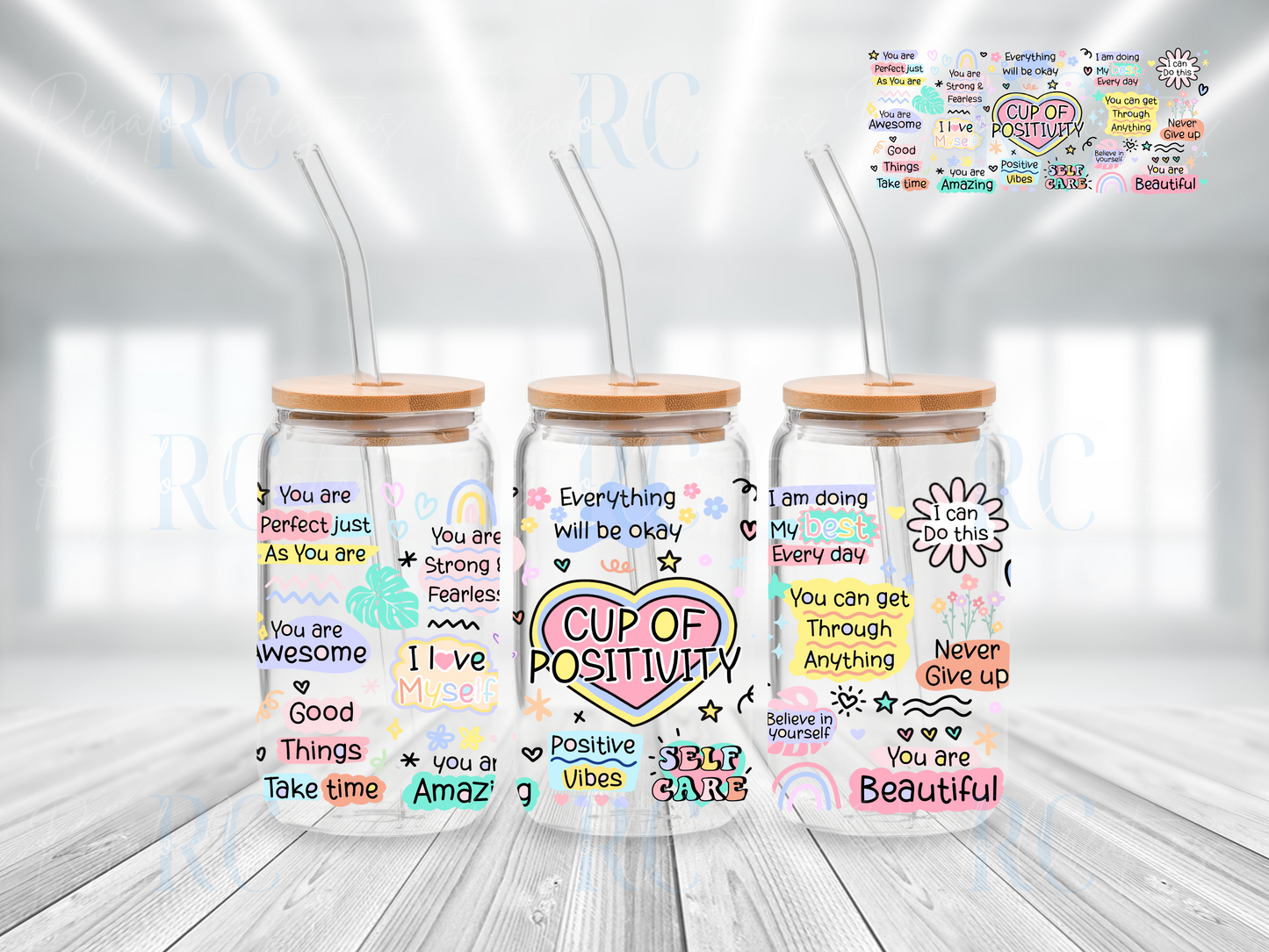 Cup Of Positivity Glassware