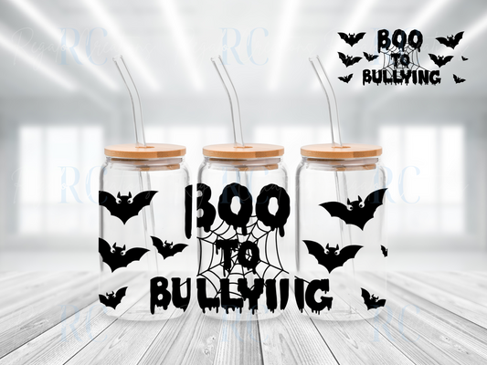 Boo To Bullying Glassware