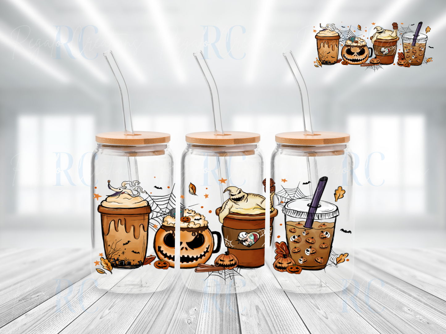 Halloween Coffee Cups Glassware