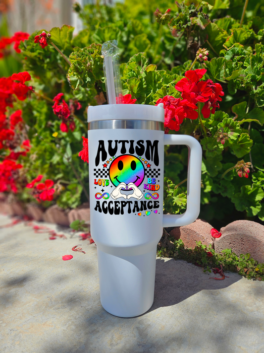 Autism Acceptance 40oz Tumbler