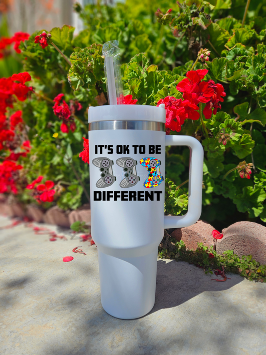 It's ok to be different 40oz Tumbler