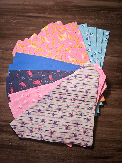 Slip On Collar Dog Bandanas
