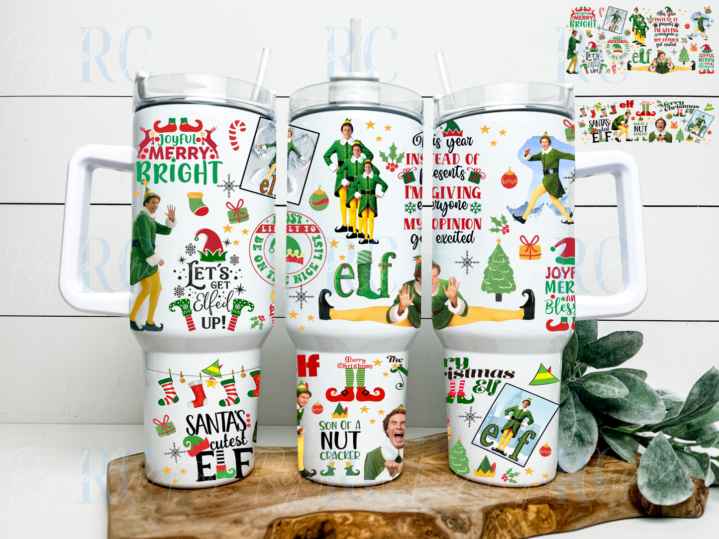 Elf (UV DTF 40oz Wrap)