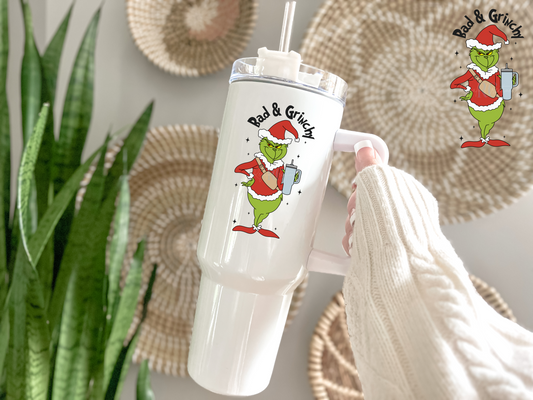 Bad & Grinchy (UV DTF Decal)