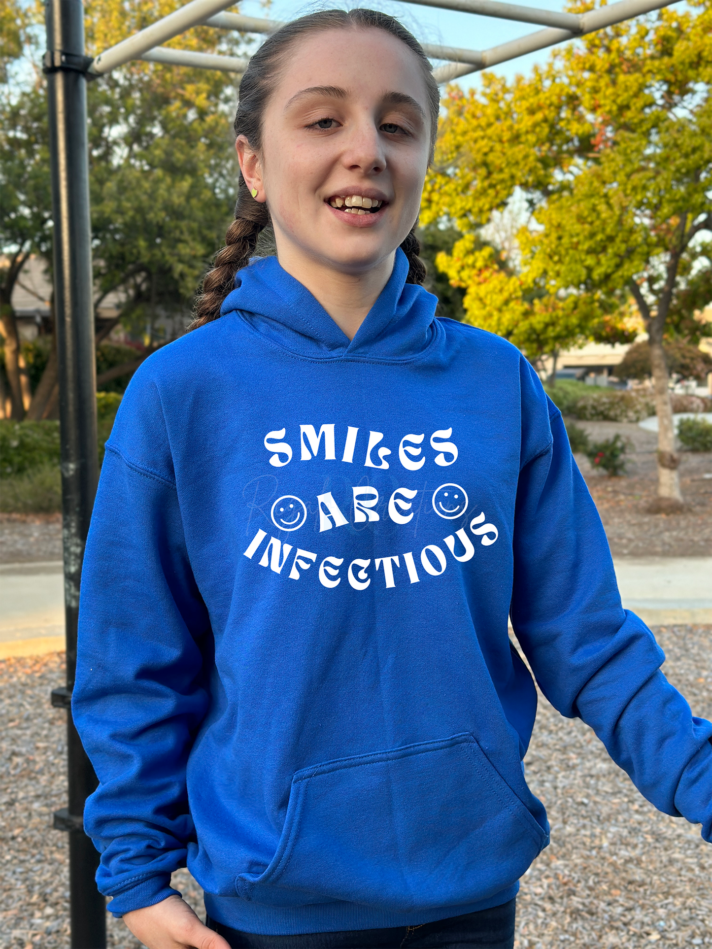 Smiles Are Infectious Hoodie (Youth)