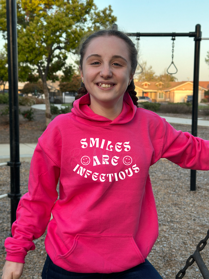 Smiles Are Infectious Hoodie (Youth)