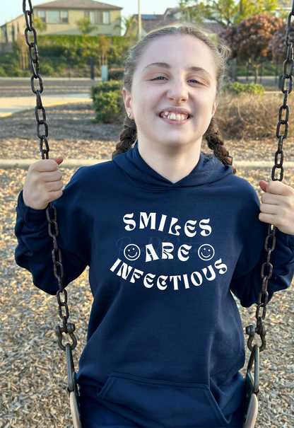 Smiles Are Infectious Hoodie (Youth)