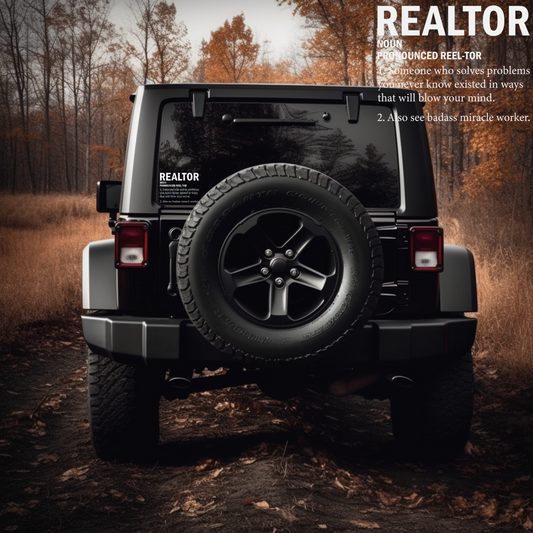 Realtor Definition (UV DTF Decal)