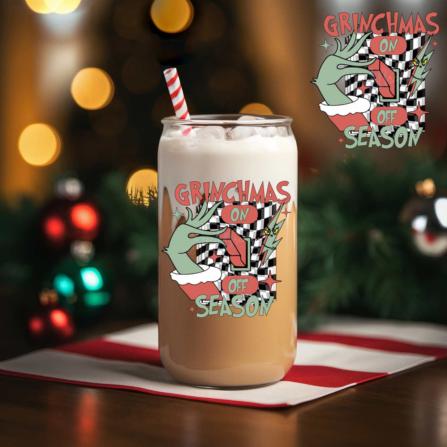 Grinchmas ON/OFF (UV DTF Decal)