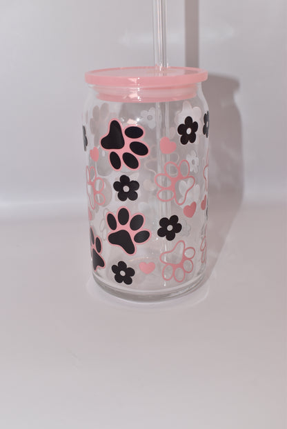 Dog Mom Glassware
