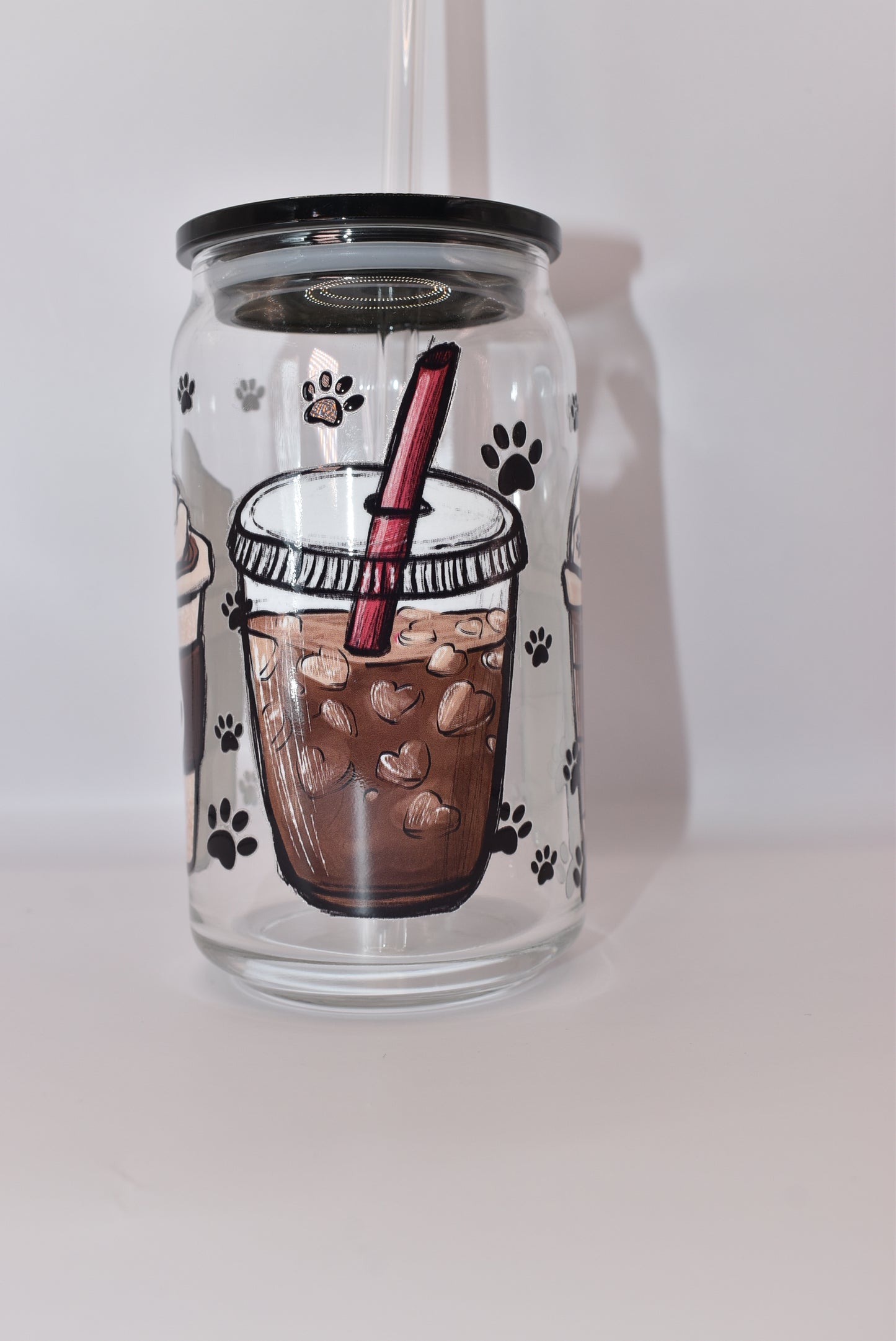 Dog Mom Frappuccino Glassware