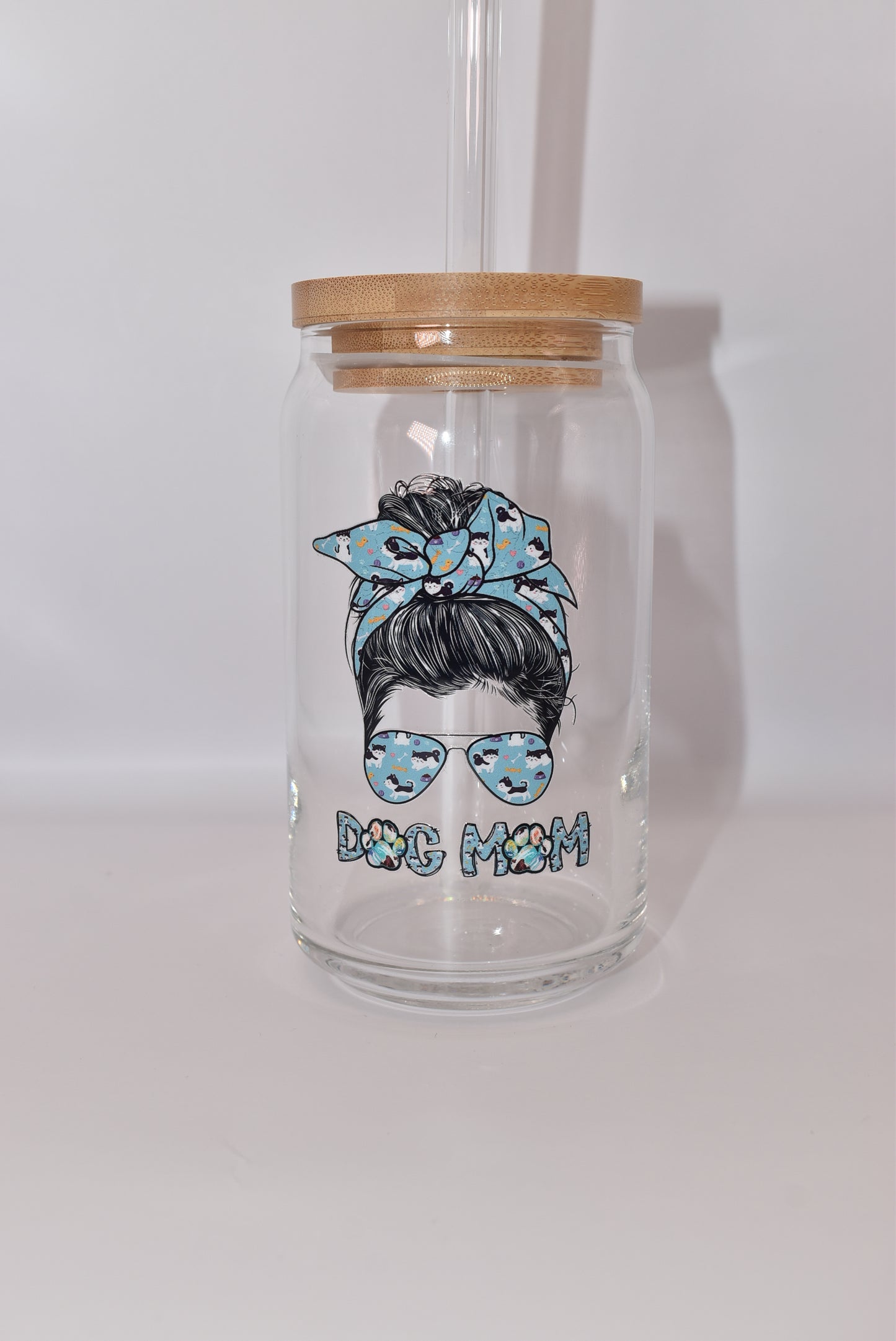 Dog Mom Glassware