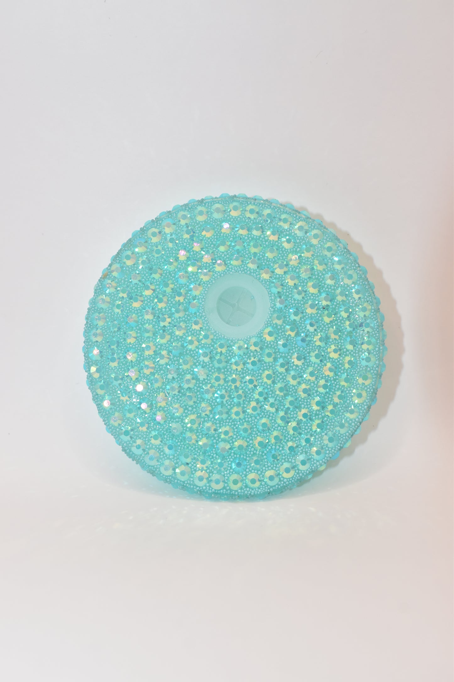 Bedazzled Lid & Glass Straw