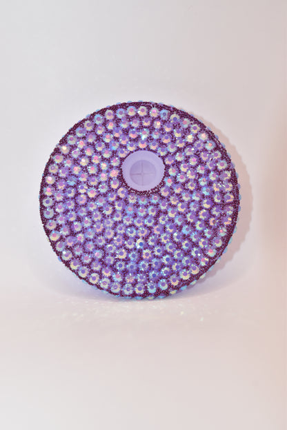 Bedazzled Lid & Glass Straw