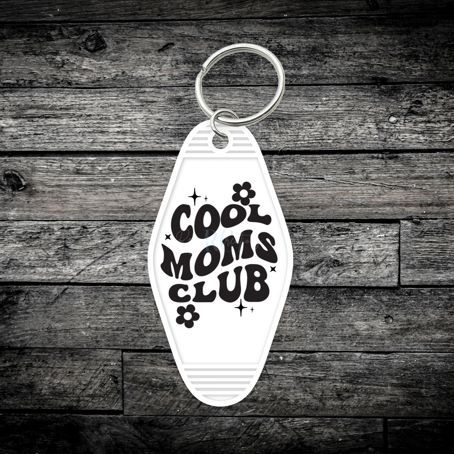 Cool Moms Club (UV DTF Keychain Decal)