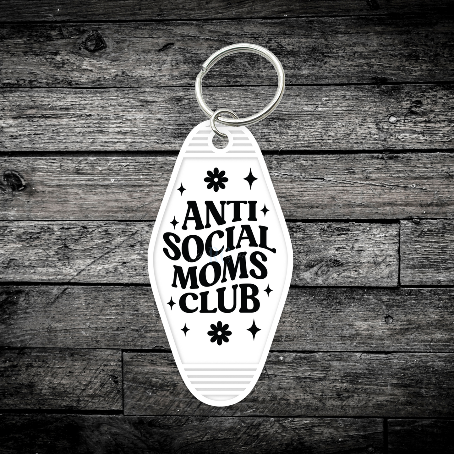 Anti Social Moms Club (UV DTF Keychain Decal)