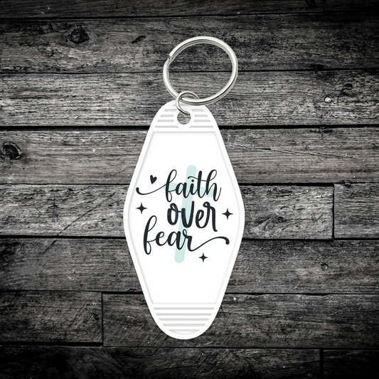 Faith Over Fear (UV DTF Keychain Decal)