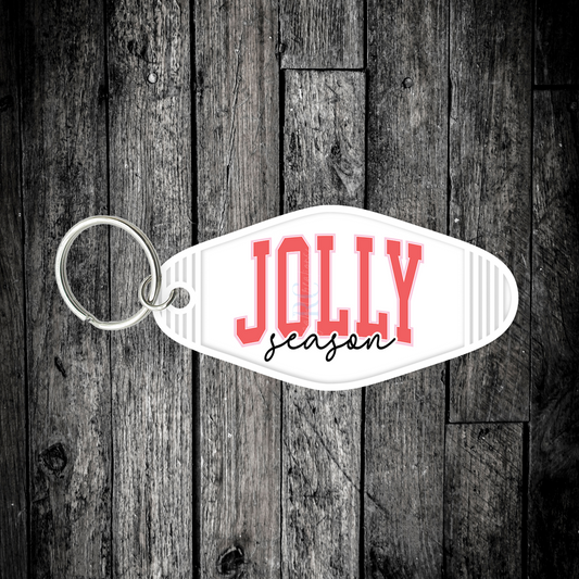 Jolly Season (UV DTF Keychain Decal)