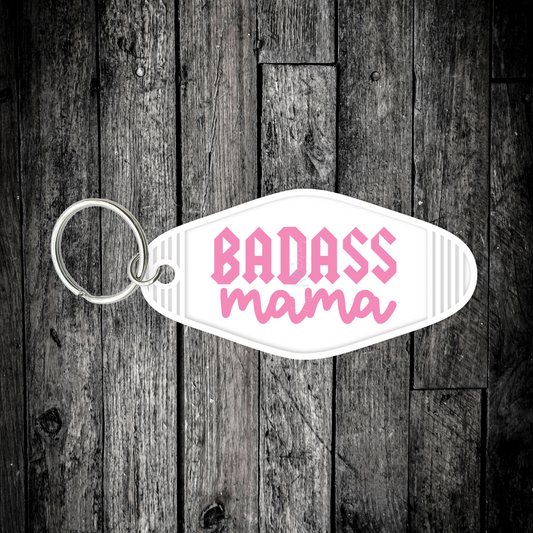 Badass Mama (UV DTF Keychain Decal)