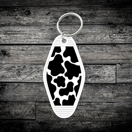 Cow Print (UV DTF Keychain Decal)