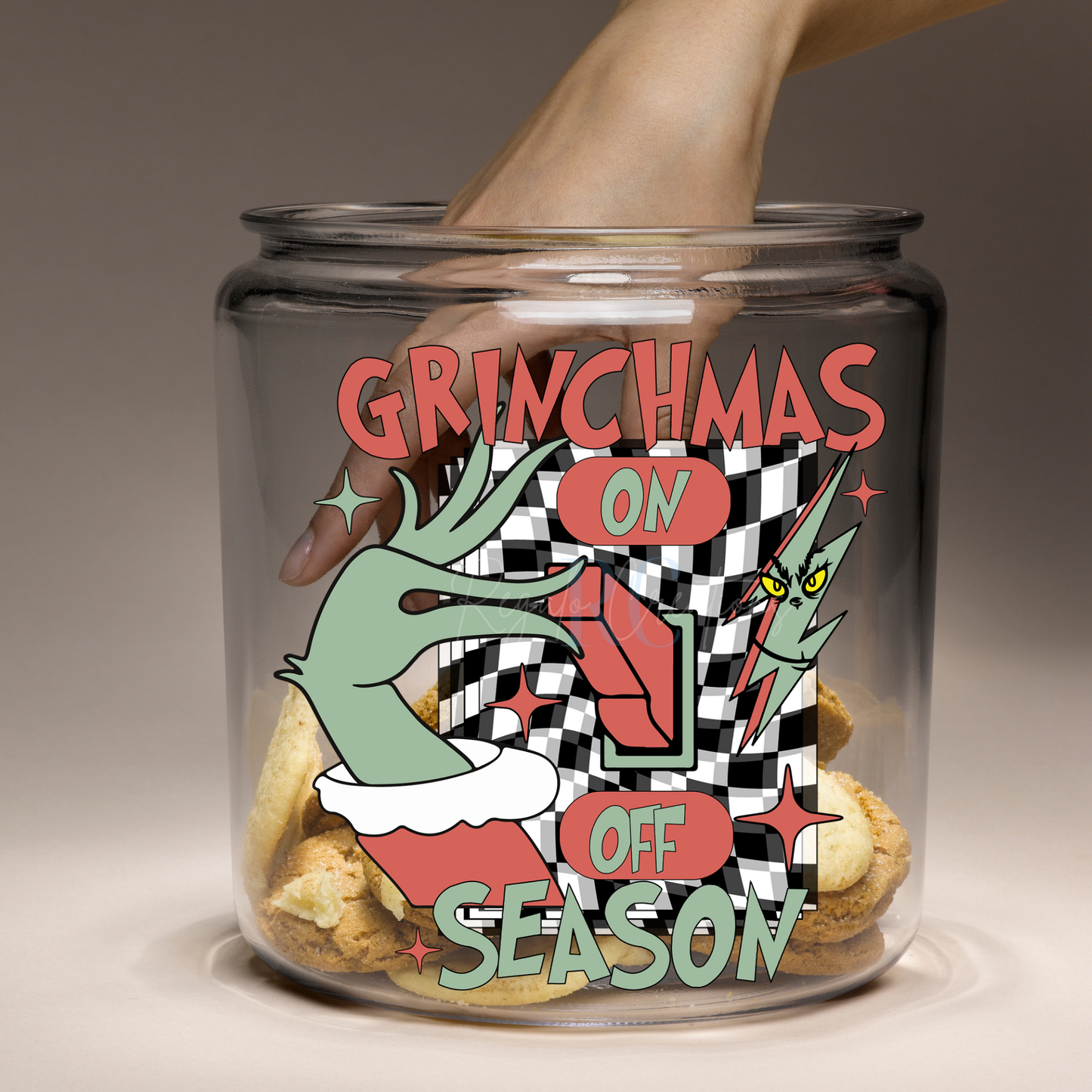 Grinchmas ON/OFF (UV DTF Decal)