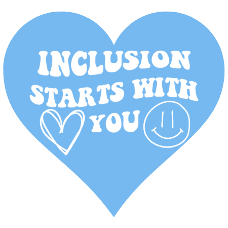 Inclusion Starts With You Sticker Decal