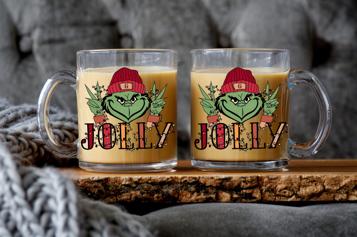 Jolly Grinch (UV DTF Decal)