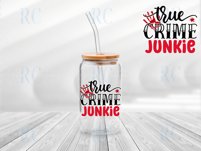 True Crime Junkie Drinkware