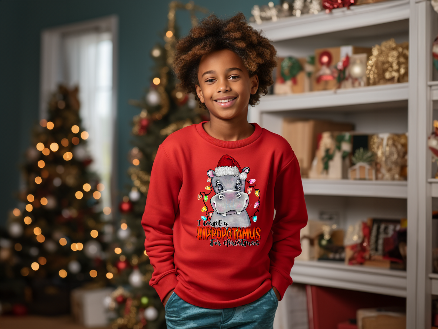 Hippopotamus for Christmas (DTF)