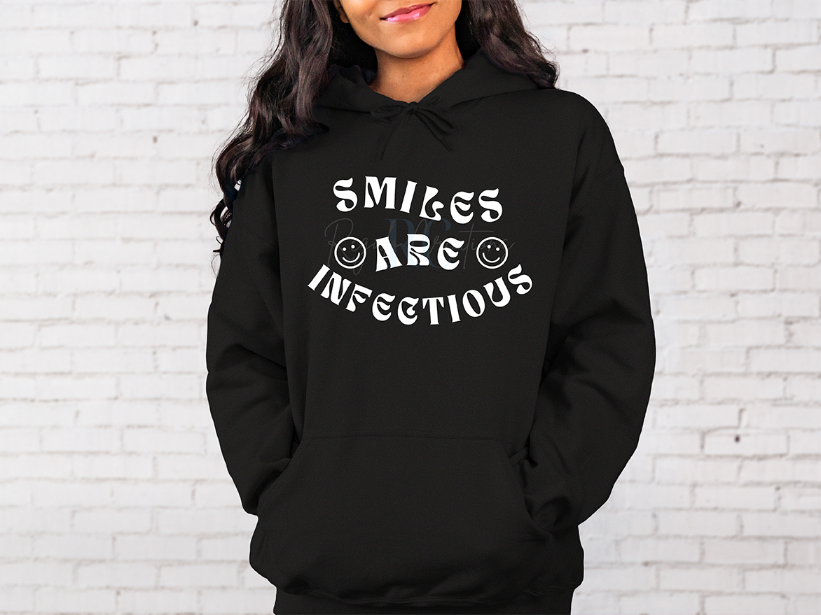 Smiles Are Infectious Hoodie (Adult)