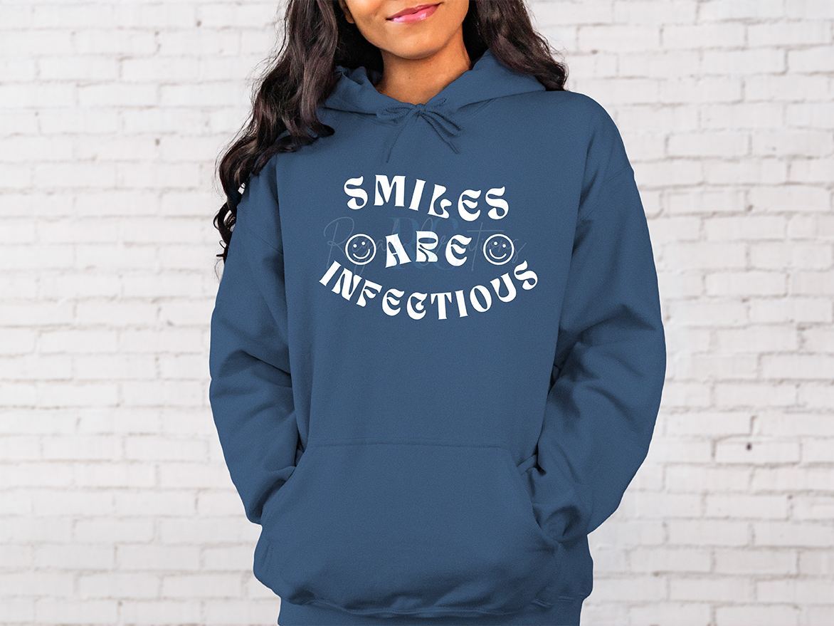 Smiles Are Infectious Hoodie (Adult)