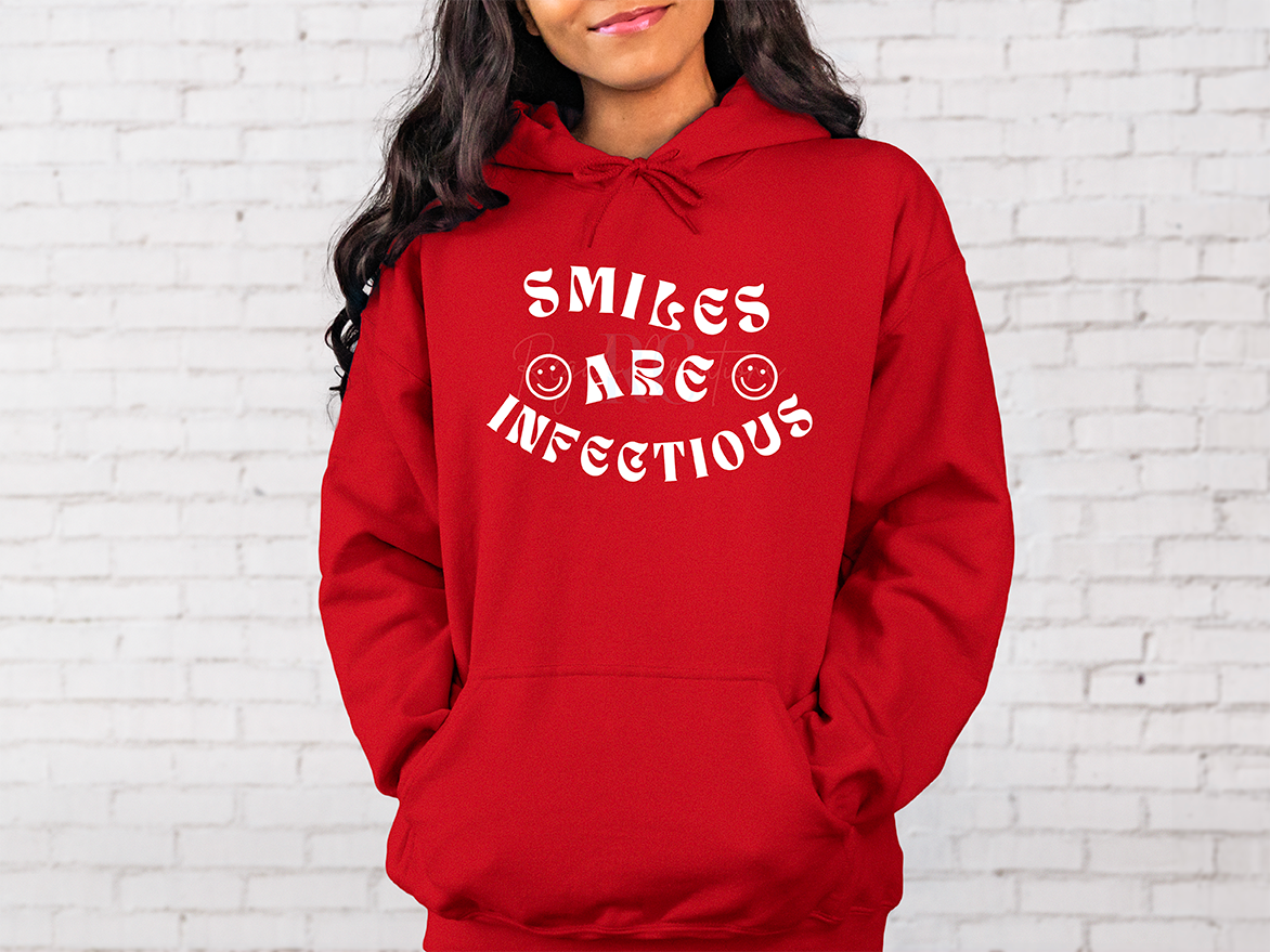 Smiles Are Infectious Hoodie (Adult)