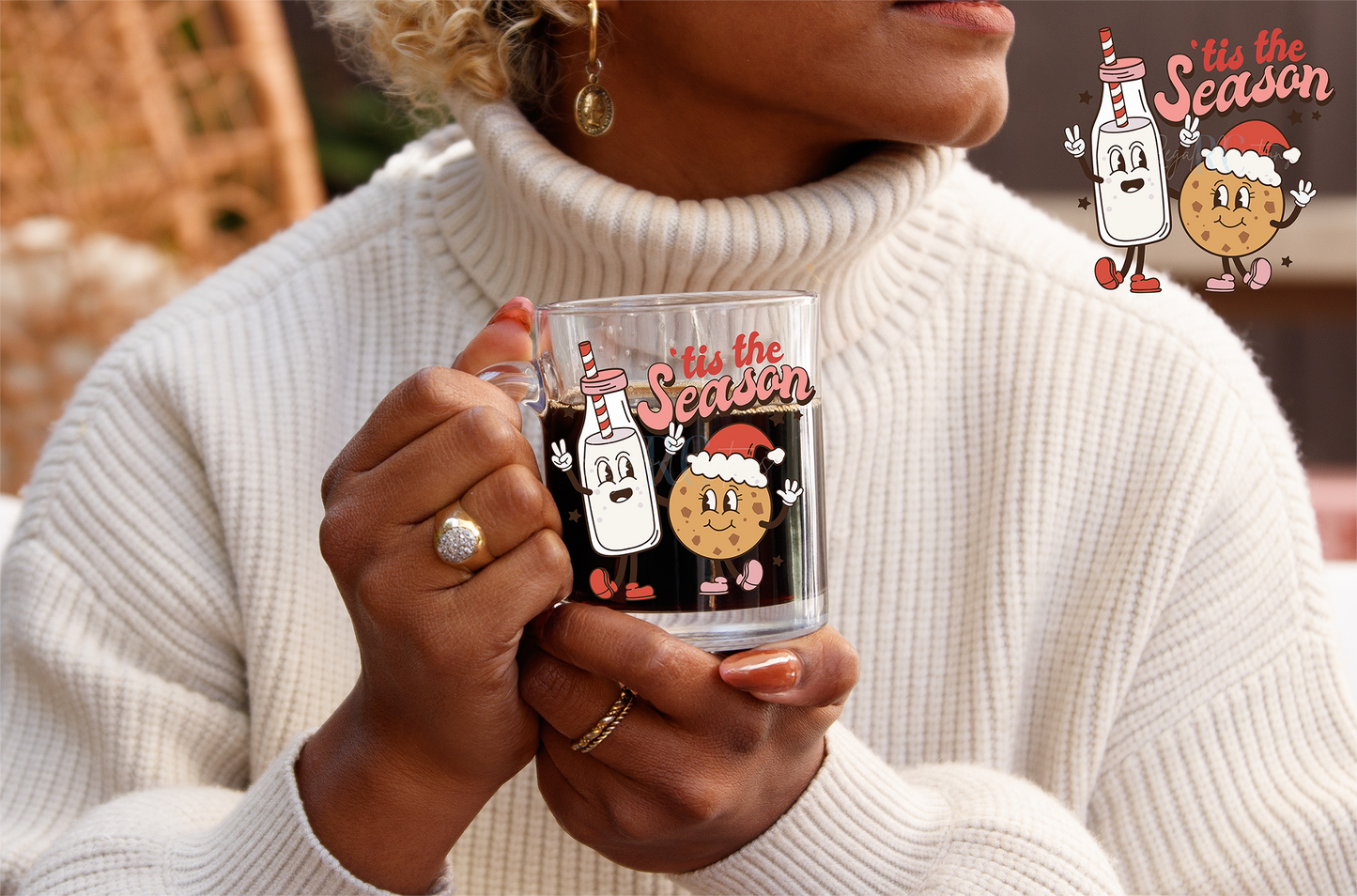 Tis the season (UV DTF Decal)