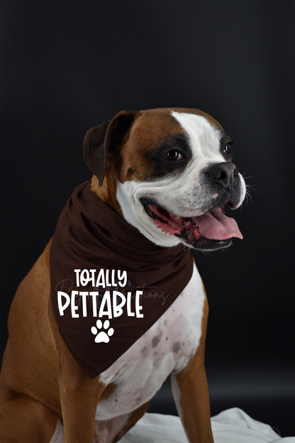 Totally Pettable (Dog Bandana)