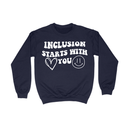 INCLUSION STARTS WITH YOU Crewneck (Youth)